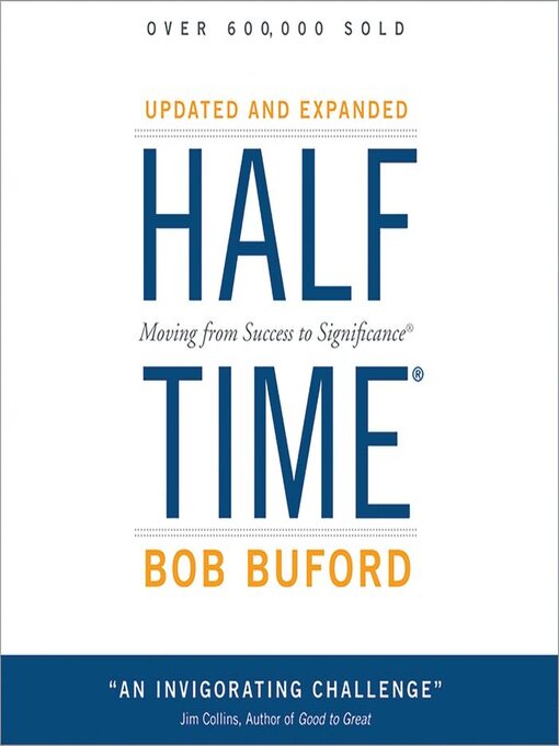 Title details for Halftime by Bob P. Buford - Available